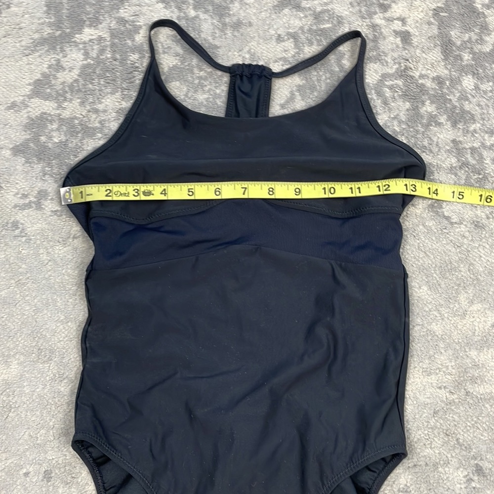New Sweaty Betty Aqua Xtra Life One Piece Swimsuit Black Cut Out Back Sz S - Picture 6 of 11